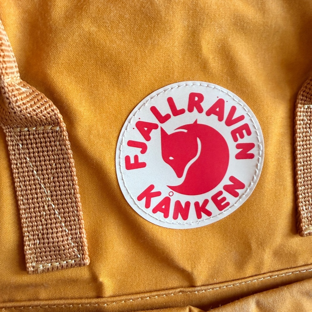 GUC Fjällräven Kånken Backpack in Mustard Yellow - Picture 3 of 16